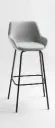 Grey Arm Stool