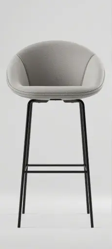 [m5_8006u] Upholstered Bar Stool