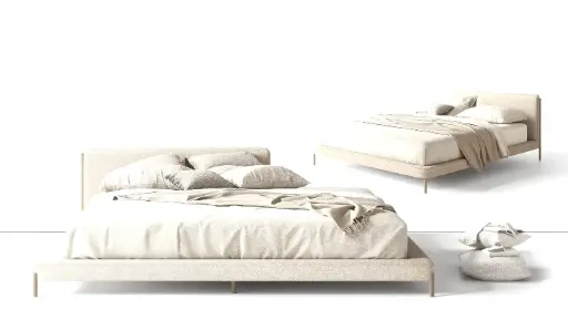 [m3_880r6u] Modern Oak Bed Frame